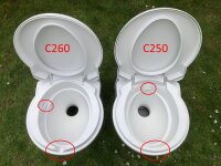 Twusch 3.0 Porzellaneinsatz passend für Thetford Toiletten C260