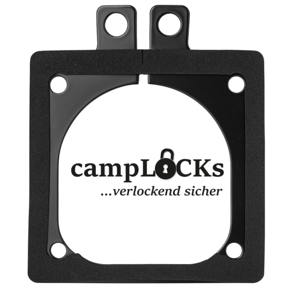Camplocks Quadratisch Groß schwarz