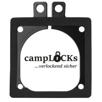 Camplocks  Quadratisch Groß schwarz