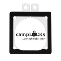 Camplocks Quadratisch Groß weiß