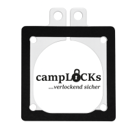 Camplocks Quadratisch Groß weiß