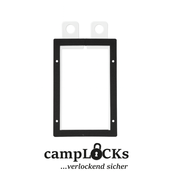 Camplocks Rechteckig weiß